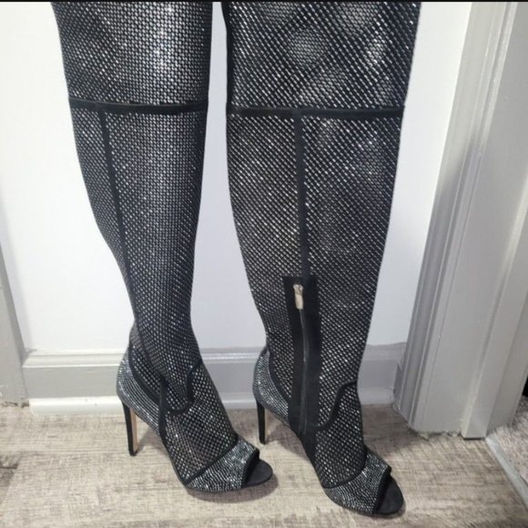 Vince Camuto Over the knee studded boots - Picture 2 of 4
